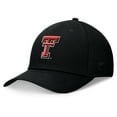 thumbnail image 1 of Men's Top of the World Black Texas Tech Red Raiders Spacer Flex Hat, 1 of 4