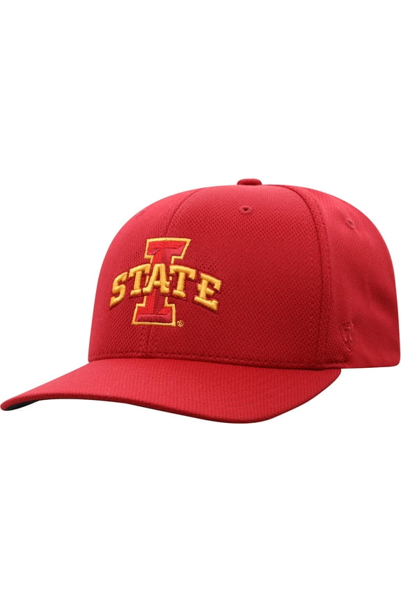 Men's Top of the World Cardinal Iowa State Cyclones Reflex Logo Flex Hat