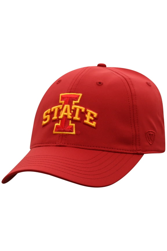 Men's-Top of the World Cardinal Iowa State Cyclones Trainer Adjustable Hat