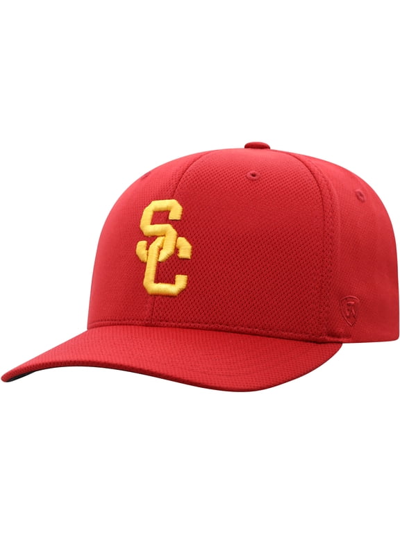 Men's Top of the World Cardinal USC Trojans Reflex Logo Flex Hat