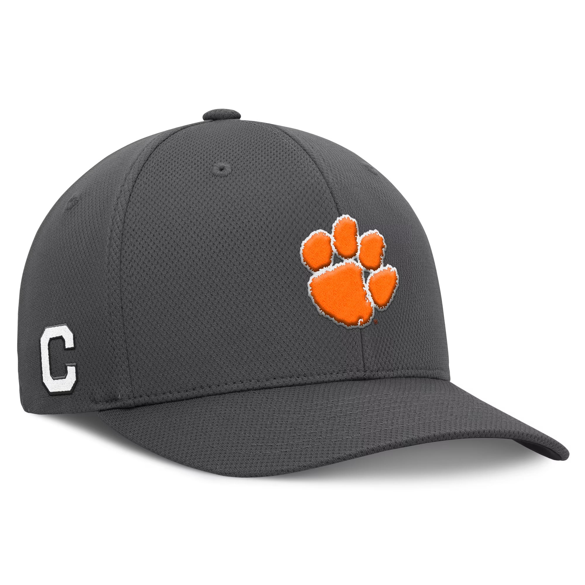 Men's Top of the World Charcoal Clemson Tigers Reflex Logo Flex Hat ...