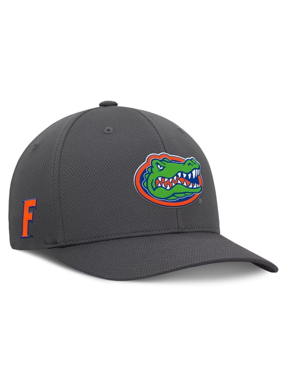 Men's Top of the World Charcoal Florida Gators Reflex Logo Flex Hat