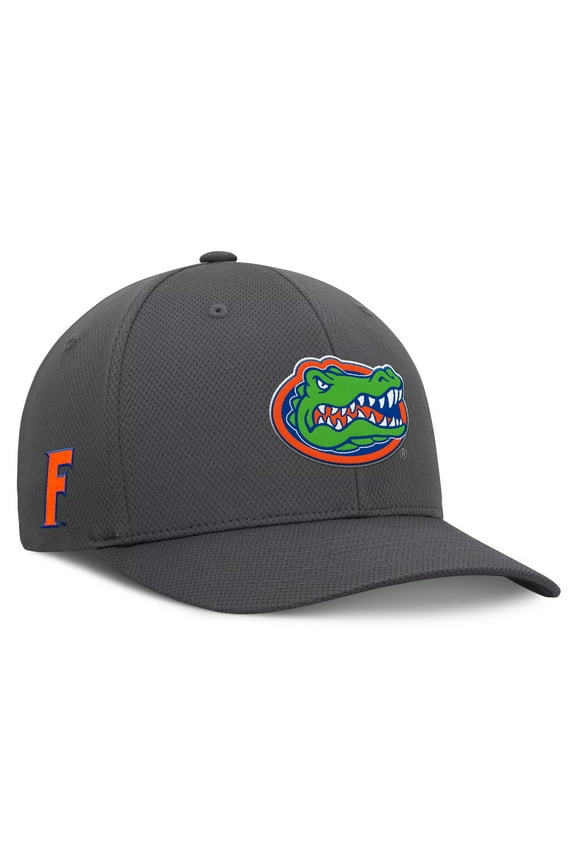Men's Top of the World Charcoal Florida Gators Reflex Logo Flex Hat
