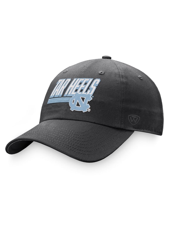 Men's Top of the World Charcoal North Carolina Tar Heels Slice Adjustable Hat