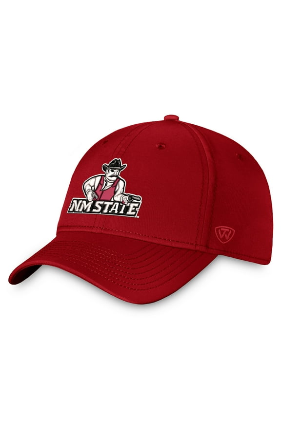 Men's Top of the World Crimson New Mexico State Aggies Reflex Flex Hat