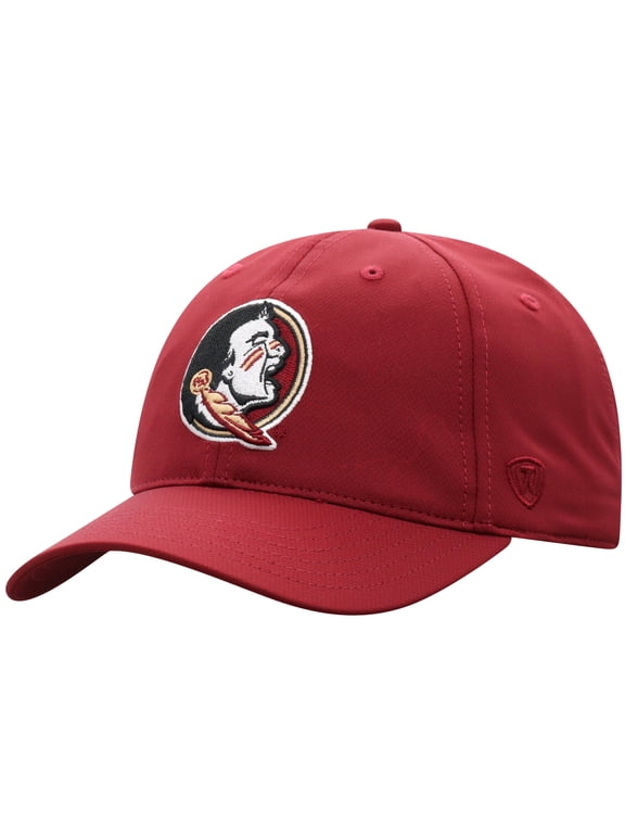 Men's-Top of the World Garnet Florida State Seminoles Victory Trainer Adjustable Hat