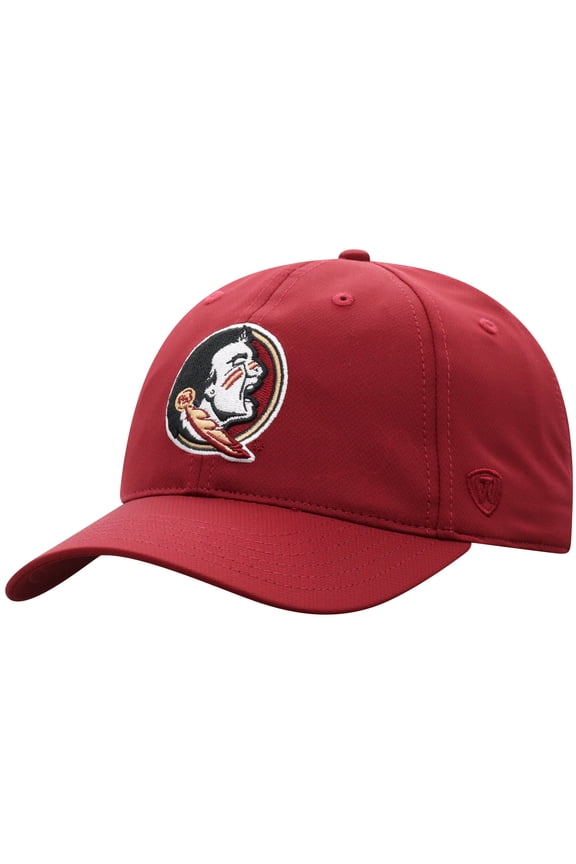 Men's-Top of the World Garnet Florida State Seminoles Victory Trainer Adjustable Hat