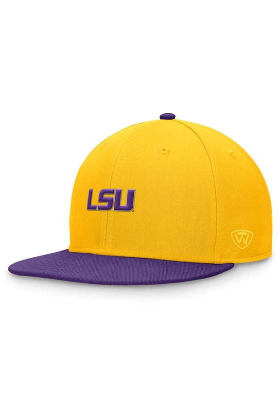 Men's Top of the World Gold/Purple LSU Tigers Rally Two-Tone Fitted Hat