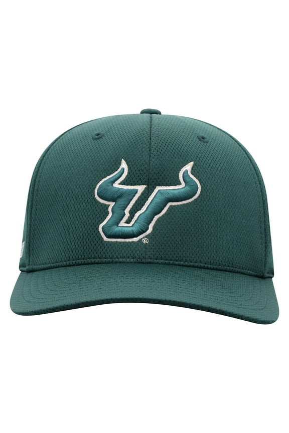 Men's Top of the World Green South Florida Bulls Reflex Flex Hat