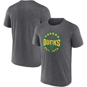 FANATICS Men's Top of the World Heathered Charcoal Oregon Ducks Out Work T-Shirt