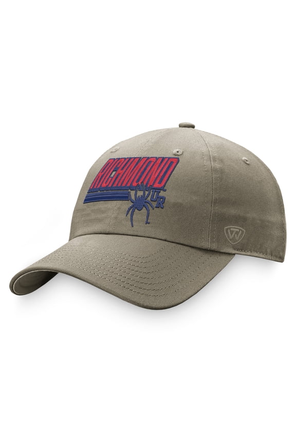 Men's Top of the World Khaki Richmond Spiders Slice Adjustable Hat
