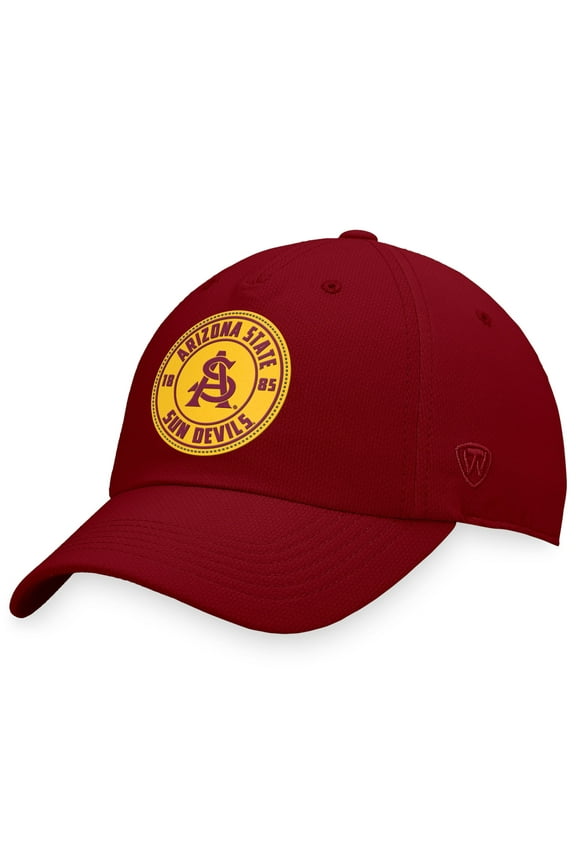 Men's Top of the World Maroon Arizona State Sun Devils Region Adjustable Hat