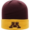 thumbnail image 1 of Men's Top of the World Maroon/Gold Minnesota Golden Gophers Core 2-Tone Cuffed Knit Hat, 1 of 2