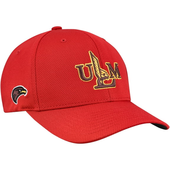 Men's-Top of the World  Maroon ULM Warhawks Reflex Hybrid Tech Flex Hat