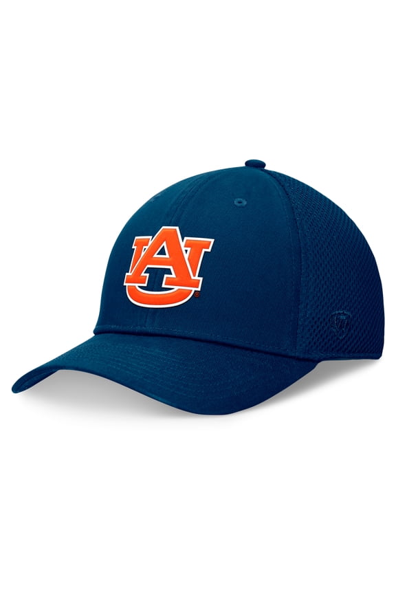 Men's Top of the World Navy Auburn Tigers Spacer Flex Hat