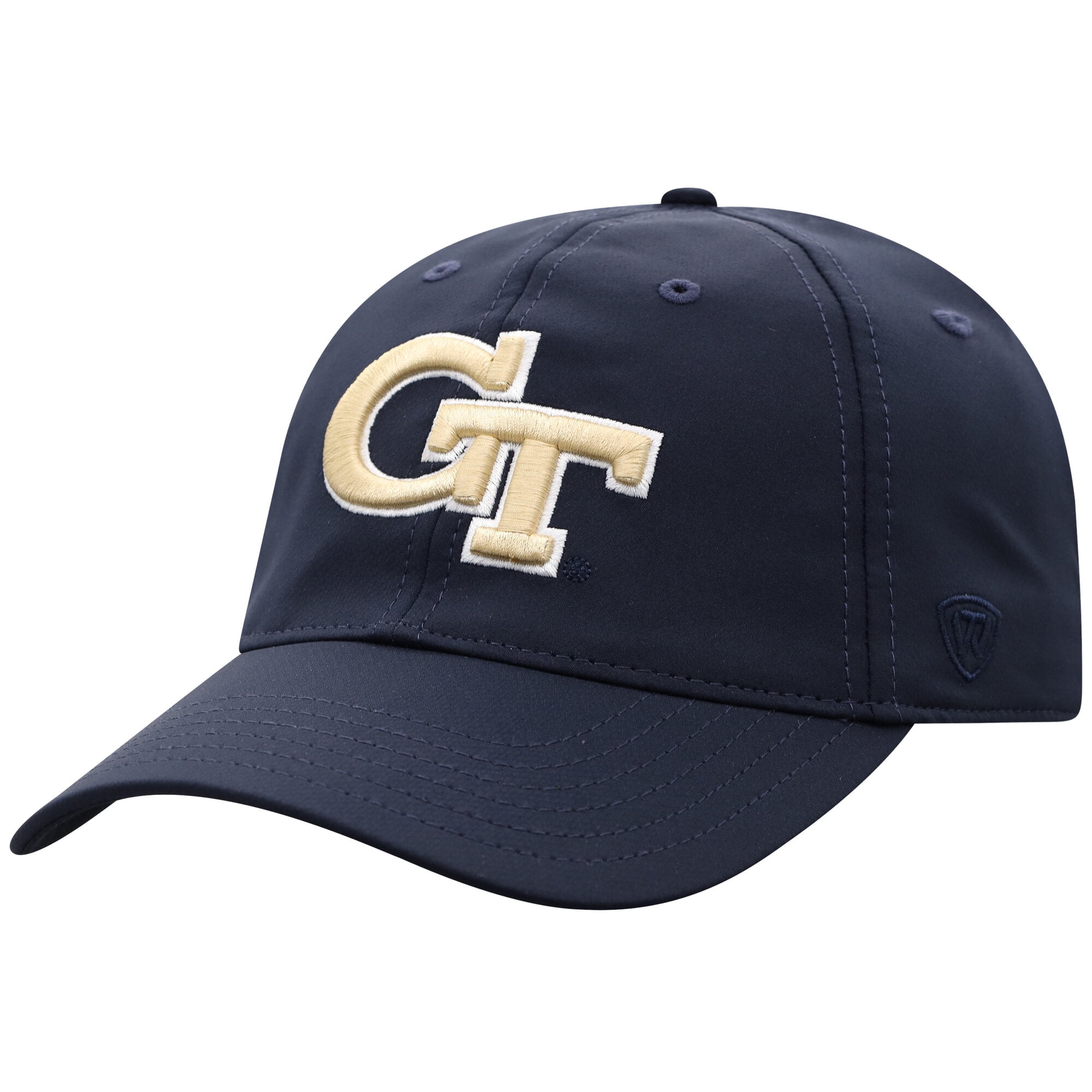 Men's-Top of the World Navy Georgia Tech Yellow Jackets Victory Trainer Adjustable Hat