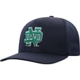 thumbnail image 1 of Men's Top of the World Navy Notre Dame Fighting Irish Reflex Logo Flex Hat, 1 of 4