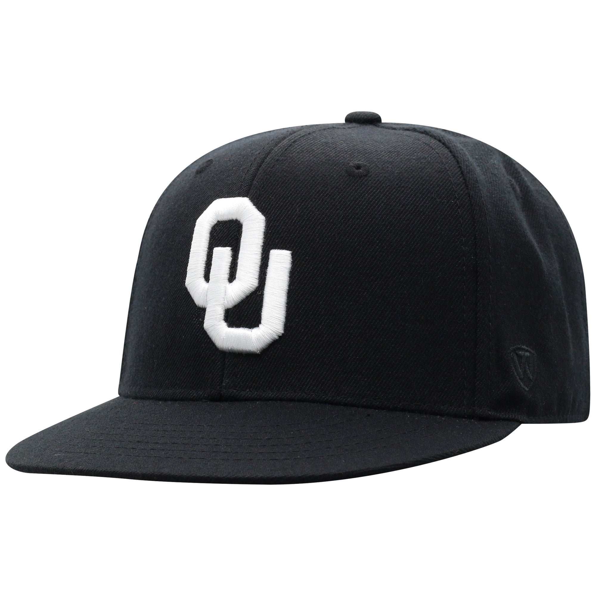 Men's Top of the World Oklahoma Sooners Blackout Fitted Hat