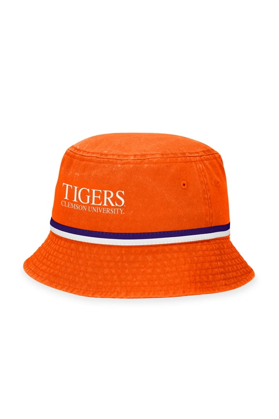 Men's Top of the World Orange Clemson Tigers Ace Bucket Hat