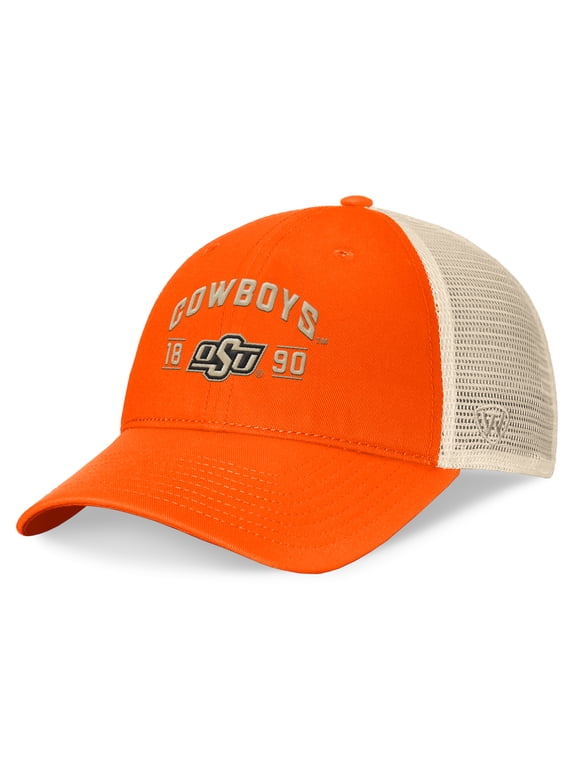 Men's Top of the World Orange Oklahoma State Cowboys Heritage Waylon Trucker Adjustable Hat