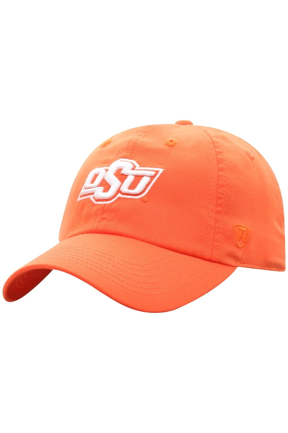 Men's Top of the World Orange Oklahoma State Cowboys Staple Adjustable Hat