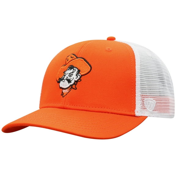 Men's Top of the World Orange Oklahoma State Cowboys Trucker Adjustable Hat