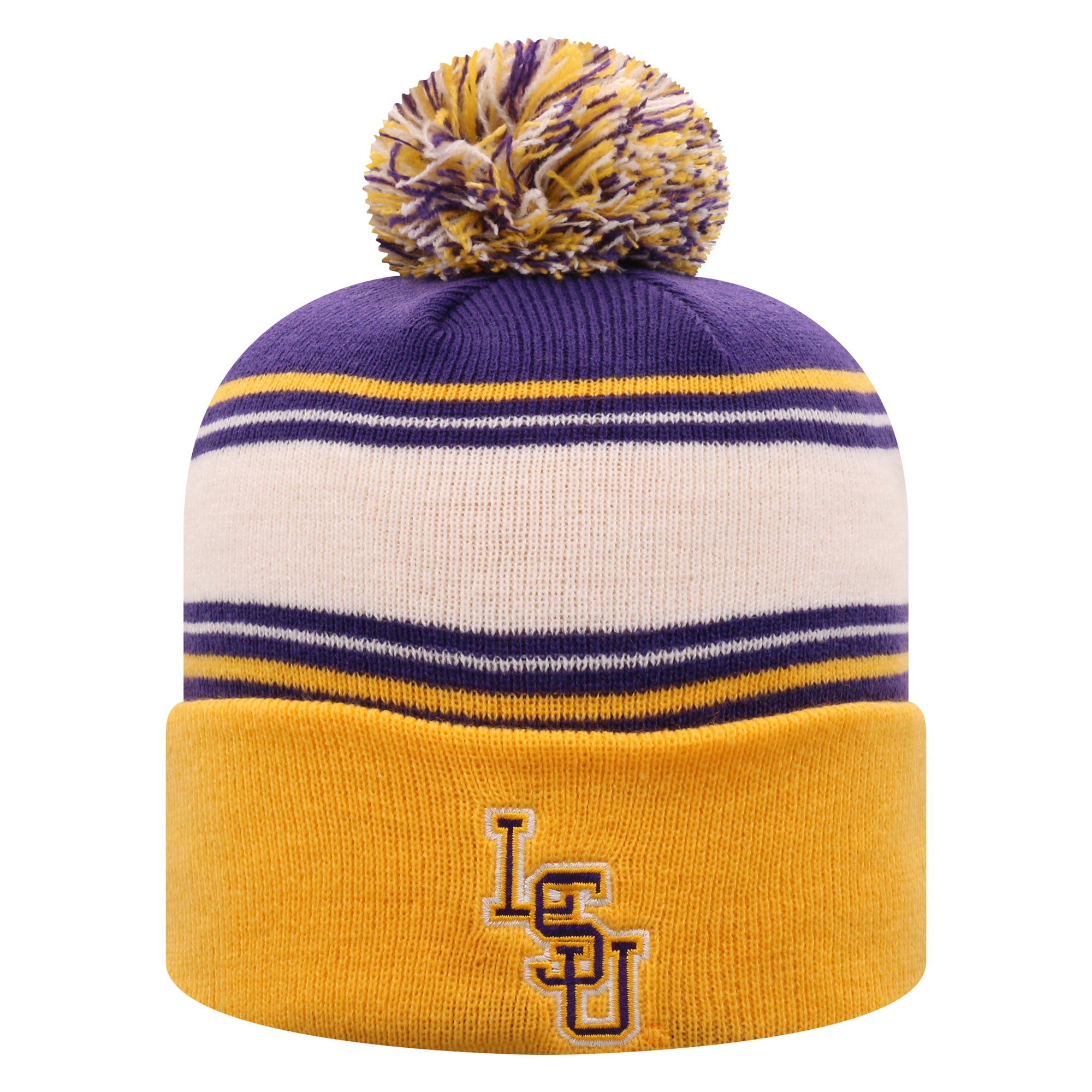Top Of The World NCAA Auburn Tigers Cuffed Knit Beanie With Pom – Officially Licensed Winter Hat