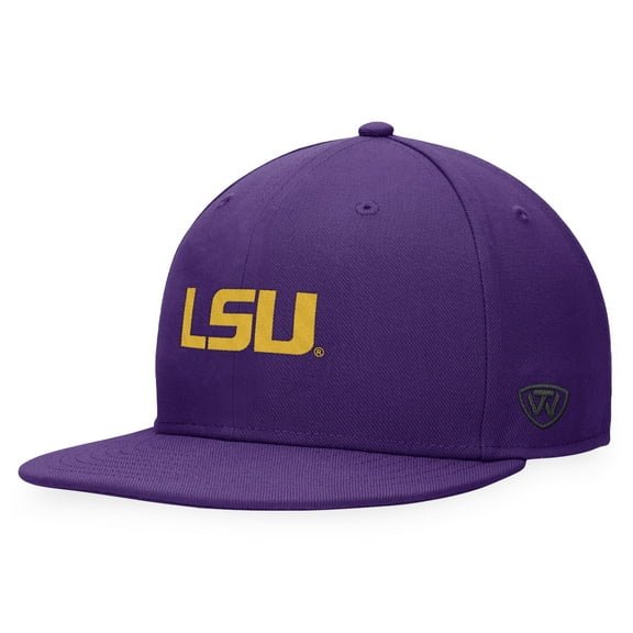 Men's Top of the World Purple LSU Tigers Fitted Hat