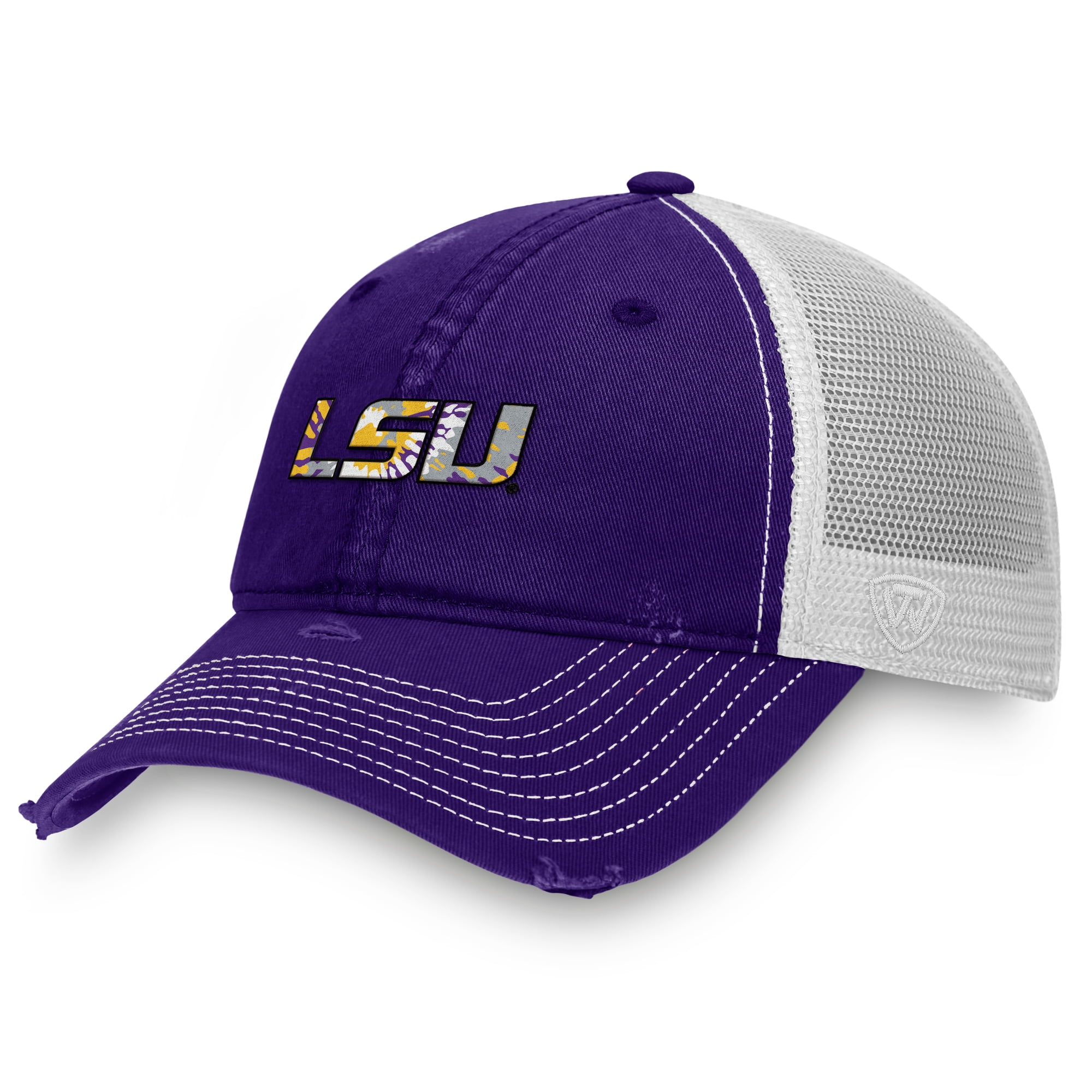 LSU Tigers Tie-Dye Pullover Hoodie - Officially Licensed Unisex Adult Sweatshirt