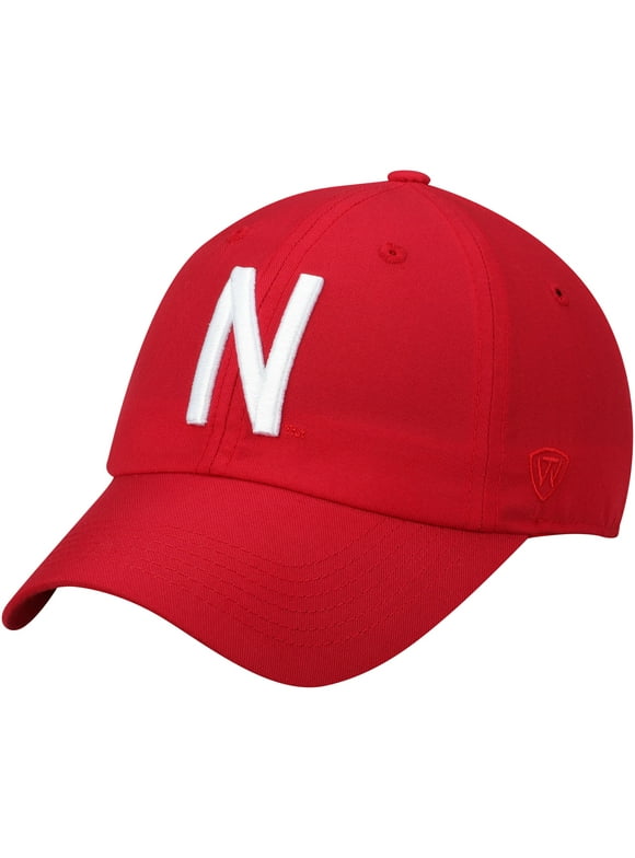 Men's Top of the World Scarlet Nebraska Huskers Staple Adjustable Hat - OSFA