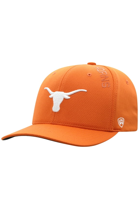 Men's Top of the World Burnt Orange Texas Longhorns Reflex 2.0 Flex Hat