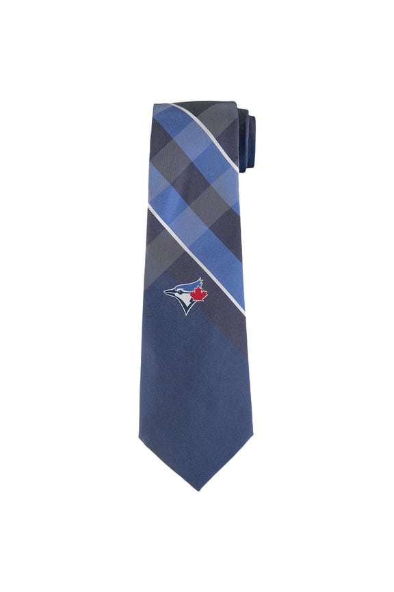 Men's Toronto Blue Jays Woven Polyester Grid Tie