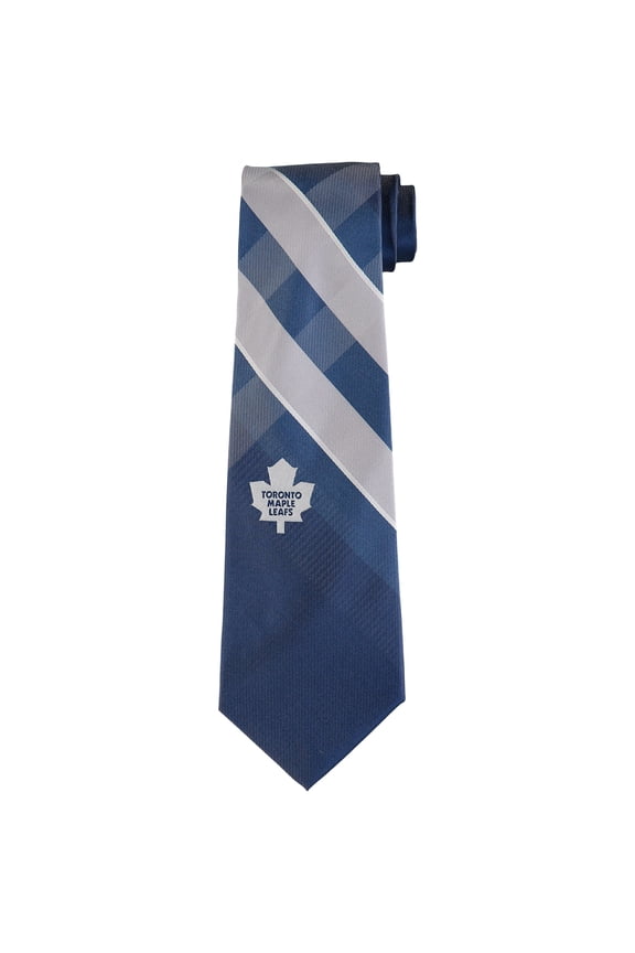 Men's Toronto Maple Leafs Woven Poly Grid Tie