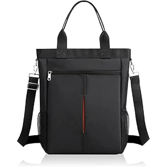 Men's Tote Bag Laptop A4 Shoulder Bag Nylon Messenger Bag Crossbody Purse Waterproof for Business Travel Work Outdoor