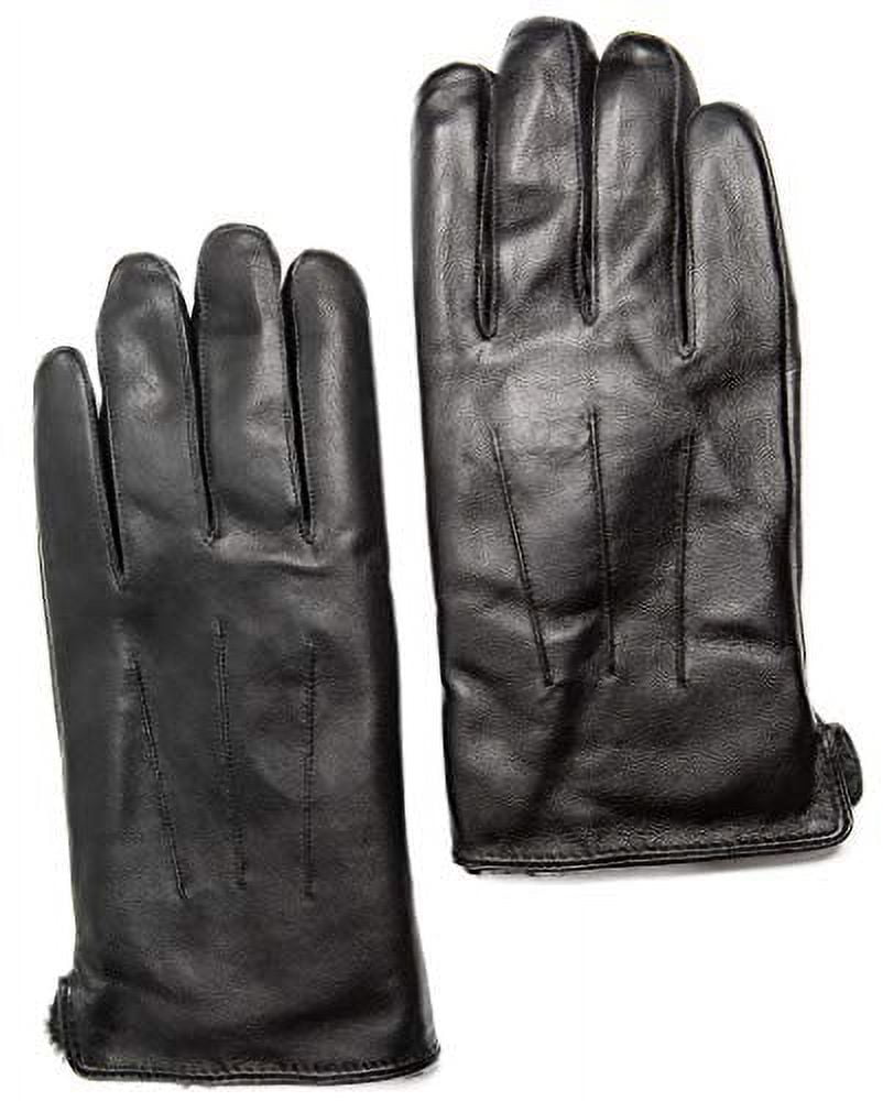 Men's Touchscreen, Cashmere Lined Sheepskin Leather Gloves, Winter