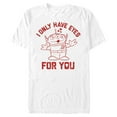 thumbnail image 1 of Men's Toy Story Alien I Only Have Eyes for You  Graphic Tee White 3X Large, 1 of 5