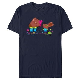 ★Urbandtype.★ Toy Story Caboom Graphic T-Shirt Melange Gra Men's Toy Story Duke Caboom Neon Race Graphic Tee Black 2X