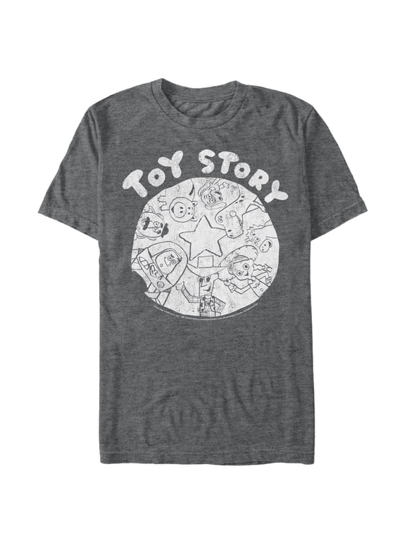 Men's Toy Story Andy's Toys Graphic Tee Charcoal Heather Large