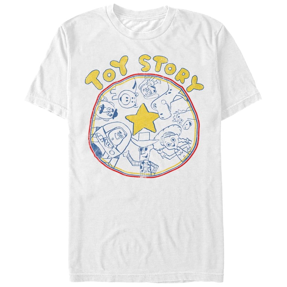 Men's Toy Story Andy's Toys Graphic Tee White 2X Large - Walmart.com