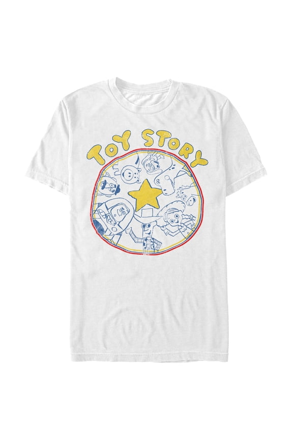 Men's Toy Story Andy's Toys Graphic Tee White Medium
