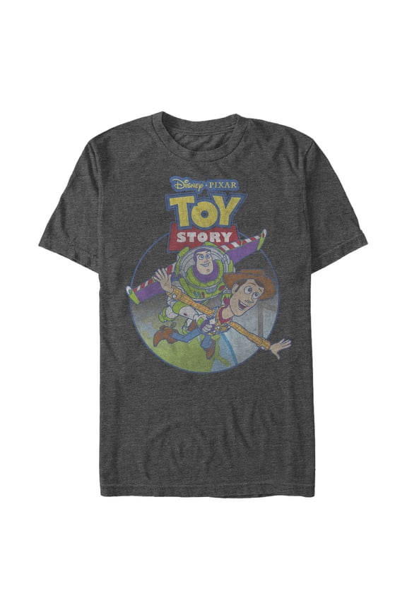 Men's Toy Story Best in Flight Graphic Tee Charcoal 2X Large