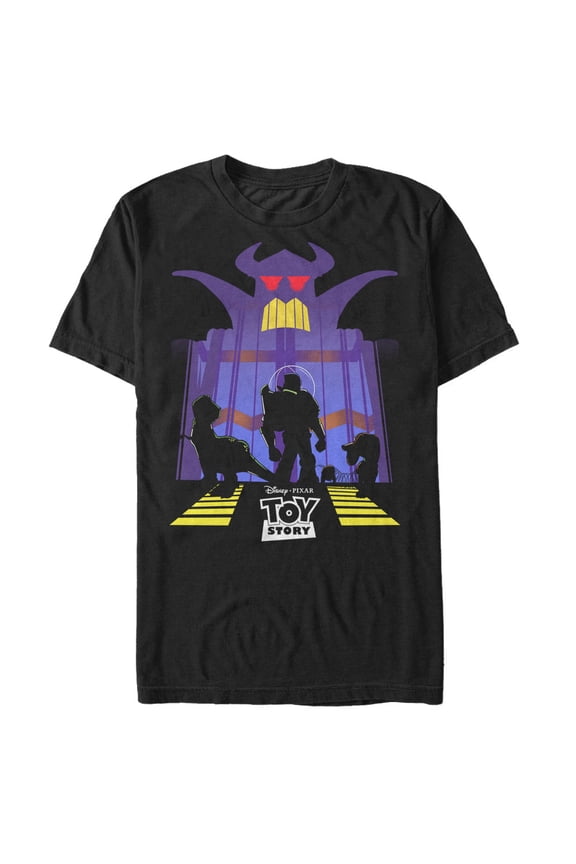 Men's Toy Story Beware Emperor Zurg  Graphic Tee Black Large