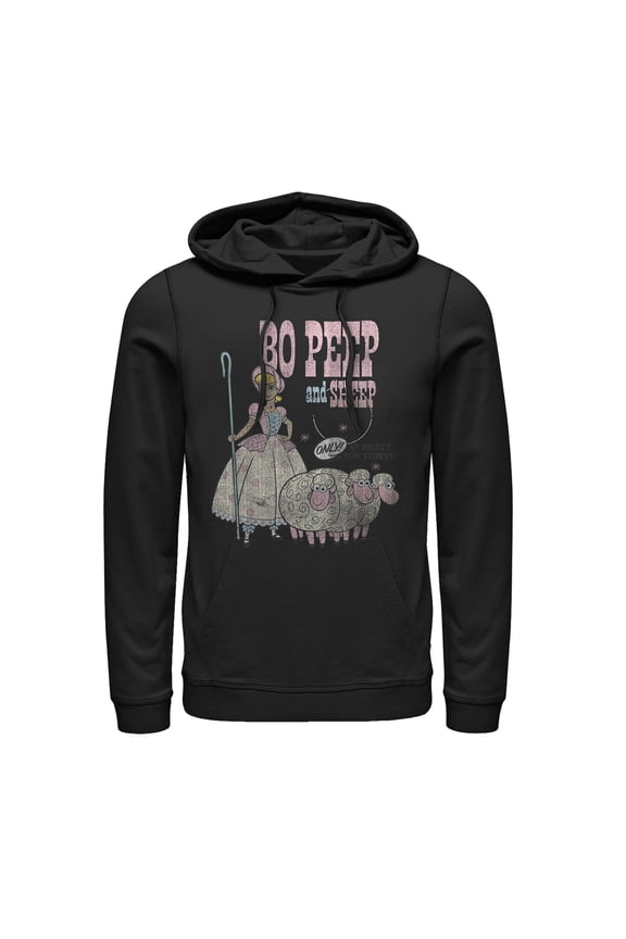 Men's Toy Story Bo Peep Select Stores Pull Over Hoodie Black Large