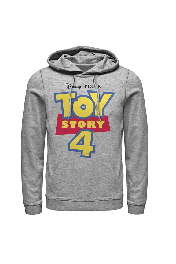 Men's Toy Story Bold Logo  Pull Over Hoodie Athletic Heather Large