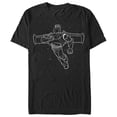 thumbnail image 1 of Men's Toy Story Buzz Lightyear Constellation  Graphic Tee Black Large, 1 of 4