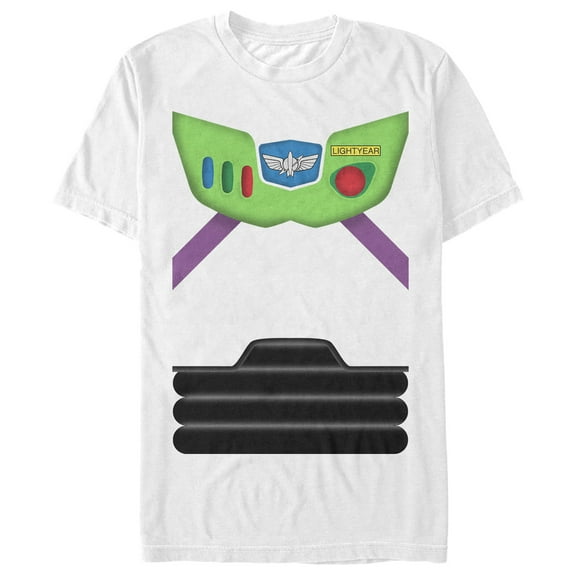 Men's Toy Story Buzz Lightyear Costume Tee  Graphic Tee White 3X Large