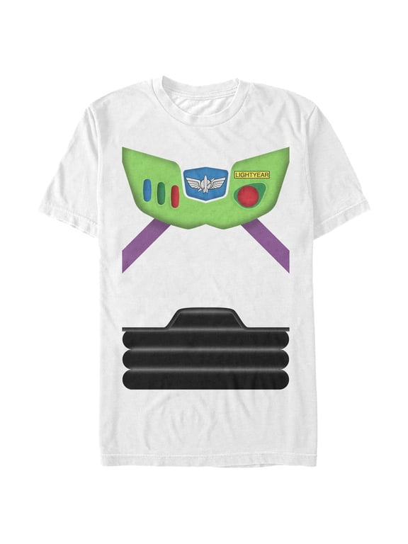 Men's Toy Story Buzz Lightyear Costume Tee Graphic Tee White X Large