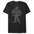 thumbnail image 1 of Men's Toy Story Buzz Lightyear No Sign of Intelligent Life  Graphic Tee Black Large, 1 of 4