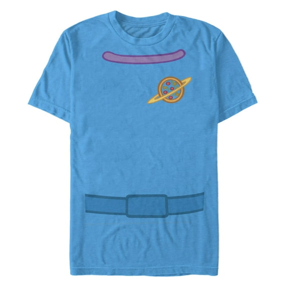 Men's Toy Story Buzz Lightyear Space Costume Graphic Tee Turquoise 2X Large
