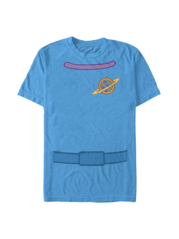 Men's Toy Story Buzz Lightyear Space Costume Graphic Tee Turquoise Medium